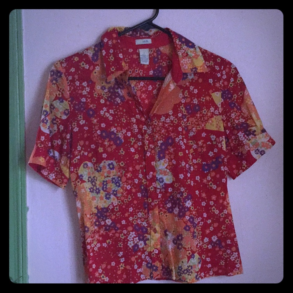 Anthropologie Odille cotton lawn blouse